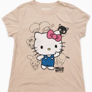 Sanrio Hello Kitty Kids T-Shirt - Beige and Blue